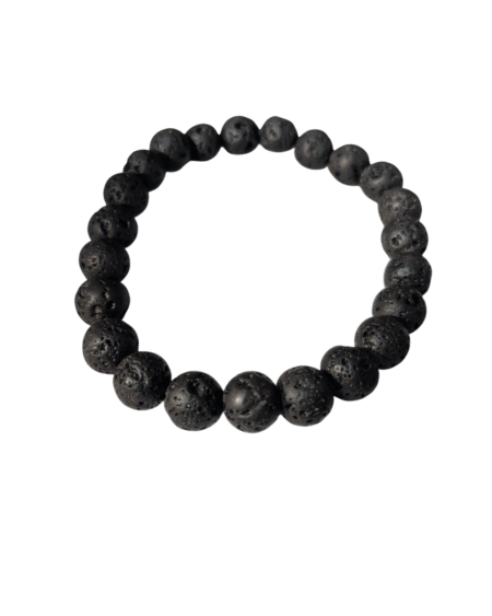 Lava Bracelet for Women Men's Gifts - Protection Healing Crystal Bracelet - 8mm Gemstone Beaded Adjustable