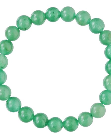 Jade Dark Green Bracelet for Women Men's Gifts - Protection Healing Crystal Bracelet - 8mm Gemstone Beaded Adjustable